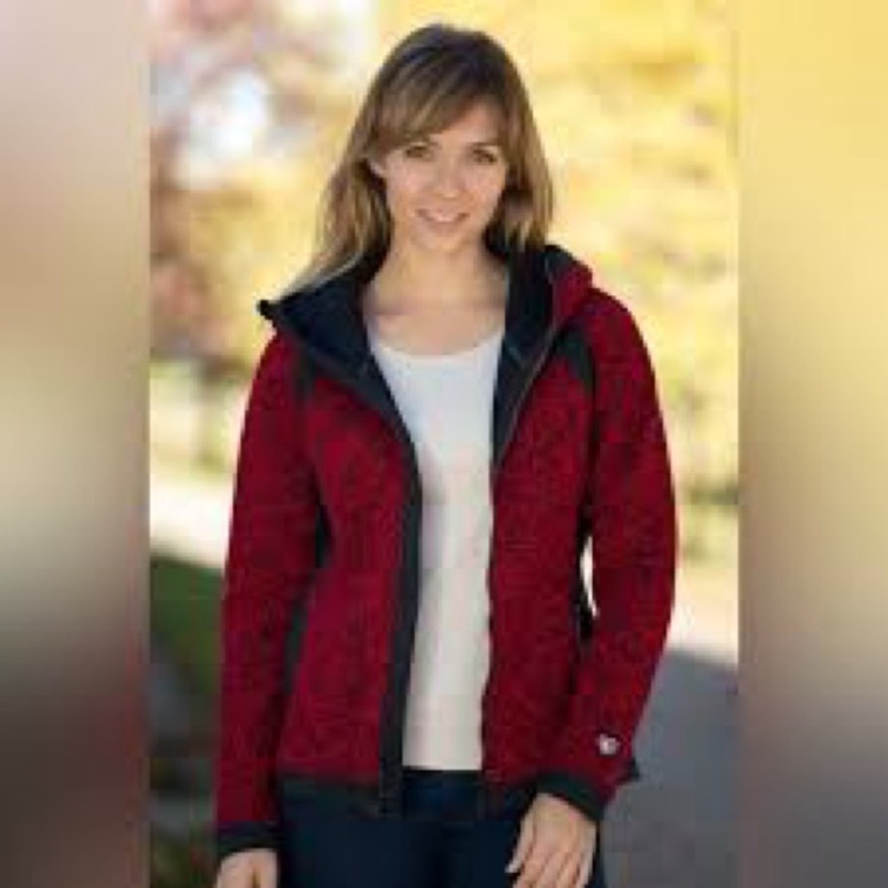 Kuhl ferrata wool blend Women's Red and Black Utility Jacket